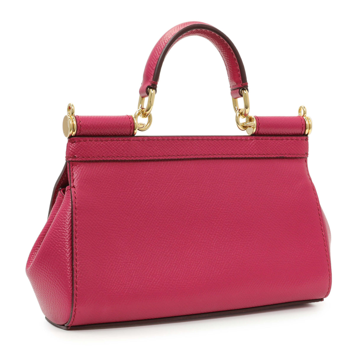 Dolce & Gabbana Fuchsia Dauphine Mini Miss Sicily Bag Handbags Dolce & Gabbana