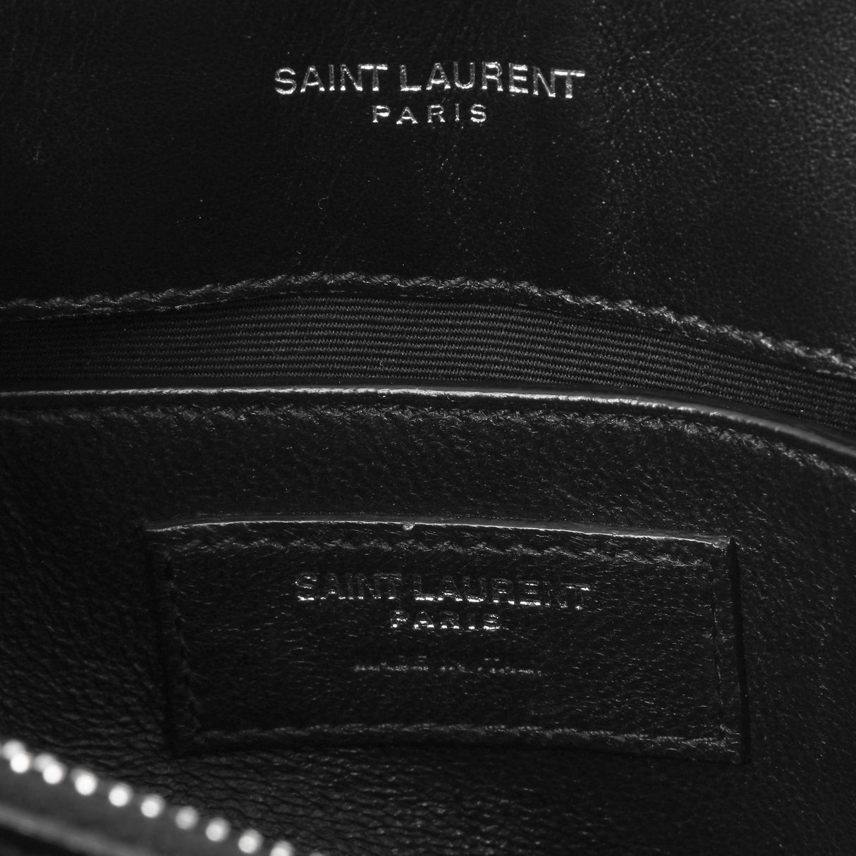 Saint Laurent Black Calfskin Y Quilted Monogram Small Loulou Chain Satchel Handbags Saint Laurent