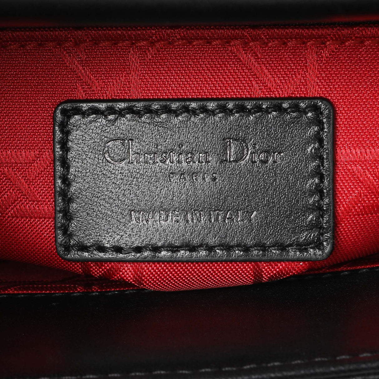 Christian Dior Black Lambskin Cannage Small My ABCDior Lady Dior Handbags Christian Dior