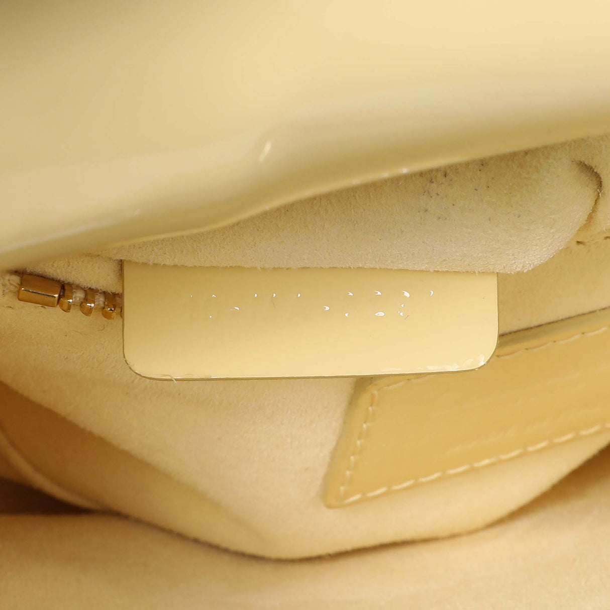 Christian Dior Yellow Patent Cannage Mini Lady Dior Handbags Christian Dior