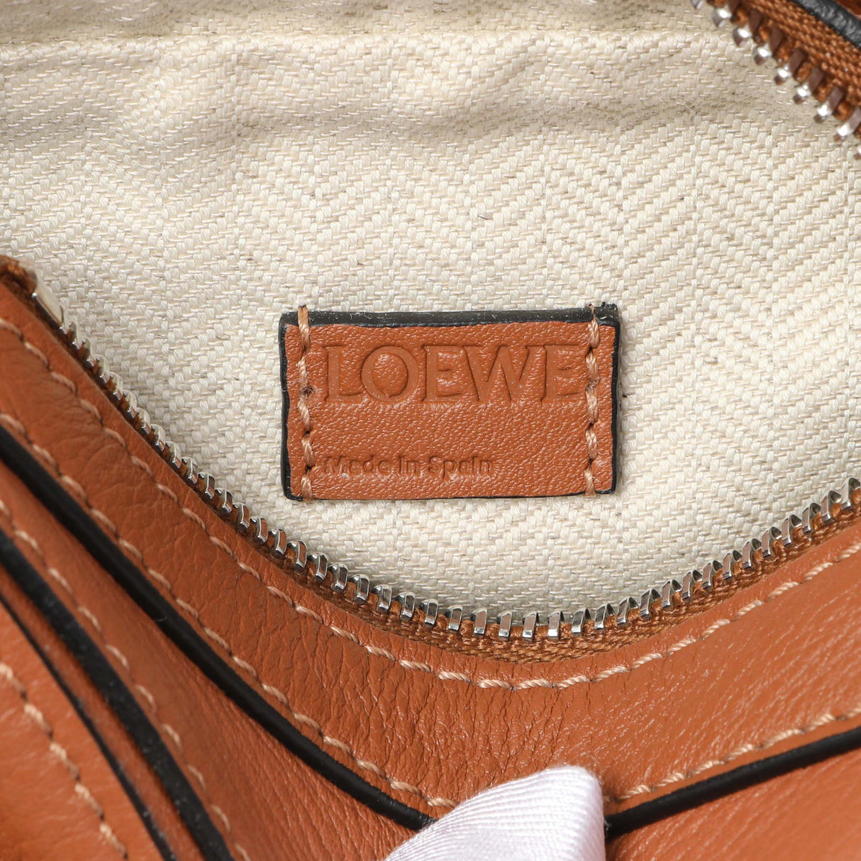 Loewe Tan Calfskin Nano Puzzle Bag Handbags Loewe