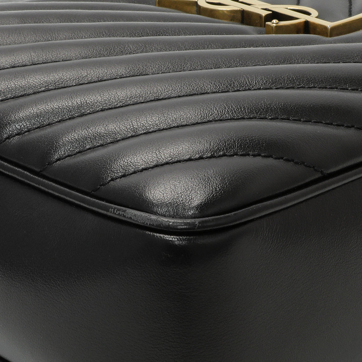 Saint Laurent Black Calfskin Matelasse Monogram Lou Camera Bag Handbags Saint Laurent