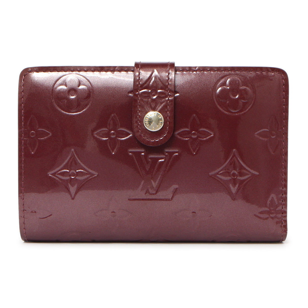 Louis Vuitton Violet Vernis French Wallet Accessories Louis Vuitton