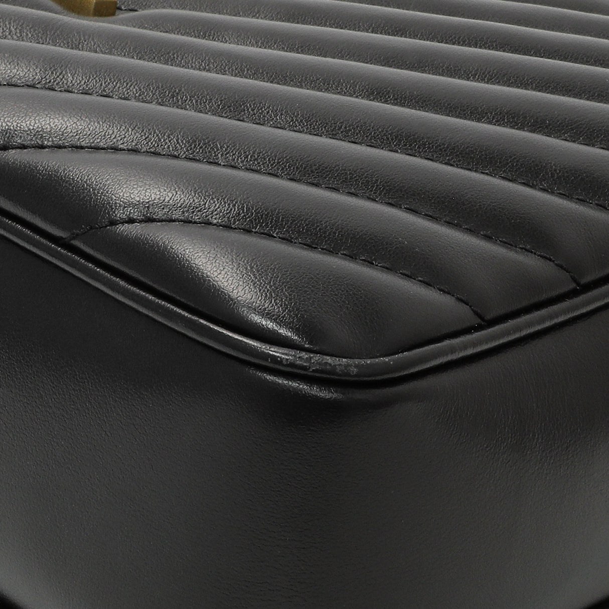 Saint Laurent Black Calfskin Matelasse Monogram Lou Camera Bag Handbags Saint Laurent