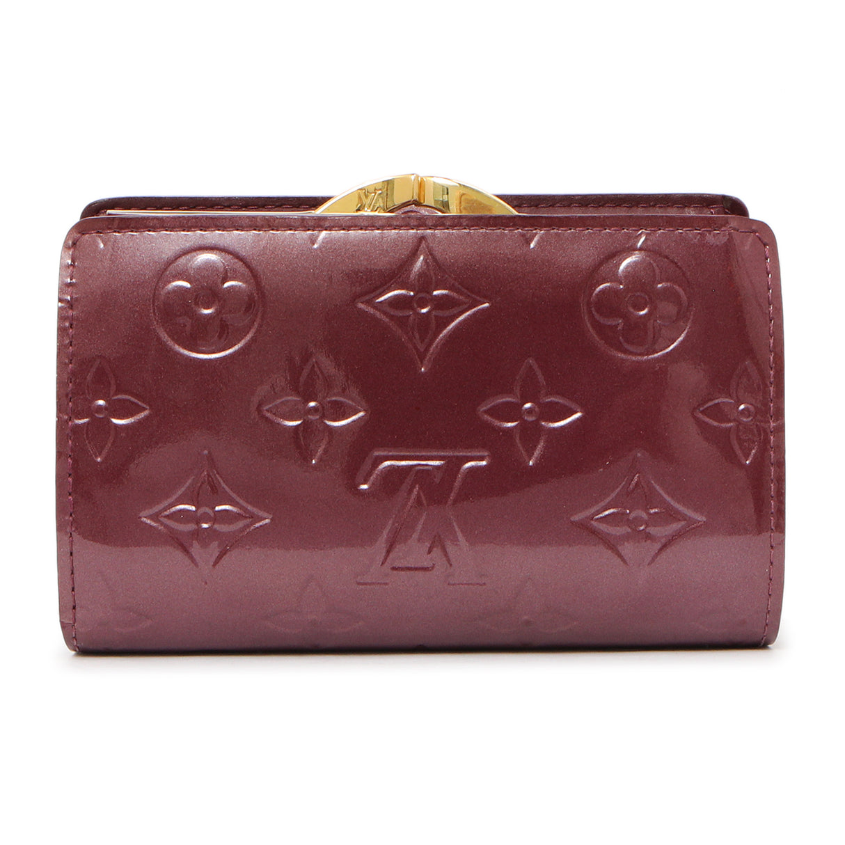 Louis Vuitton Violet Vernis French Wallet Accessories Louis Vuitton