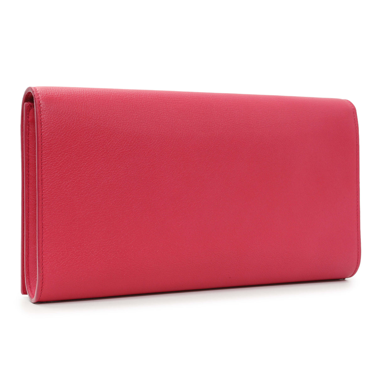 Saint Laurent Lipstick Fuchsia Calfskin Monogram Large Belle De Jour Clutch
