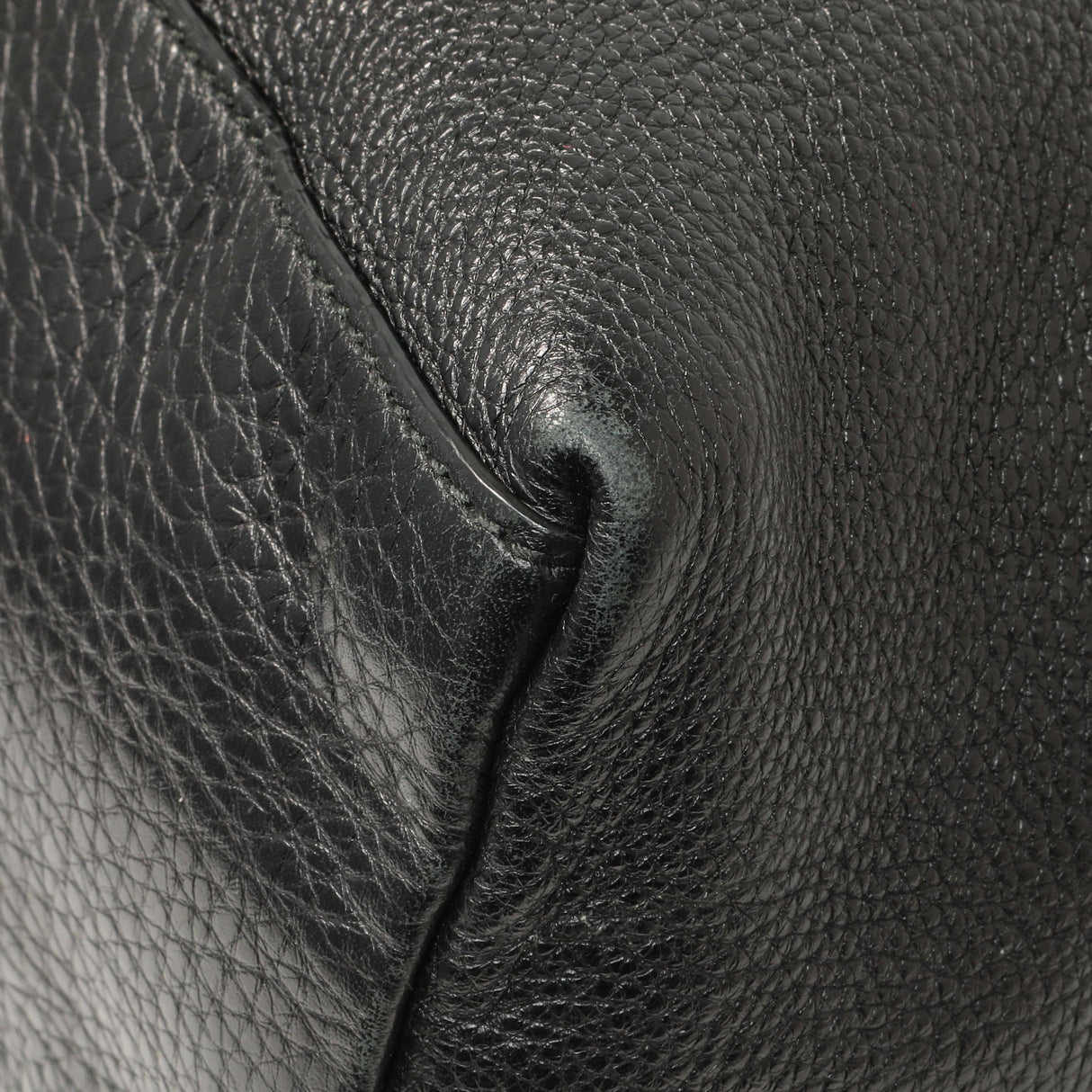 Gucci Black Pebbled Calfskin Medium Soho Chain Shoulder Bag Handbags Gucci