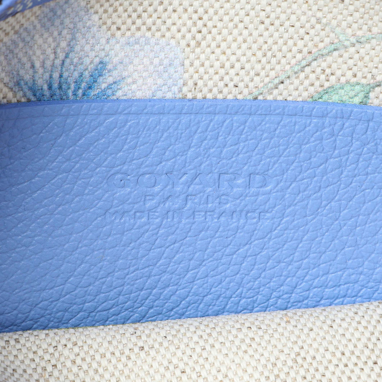 -temp- Goyard Blue Goyardine Plumet Wallet Clutch Entrupy#W6Y4VCH Modaselle