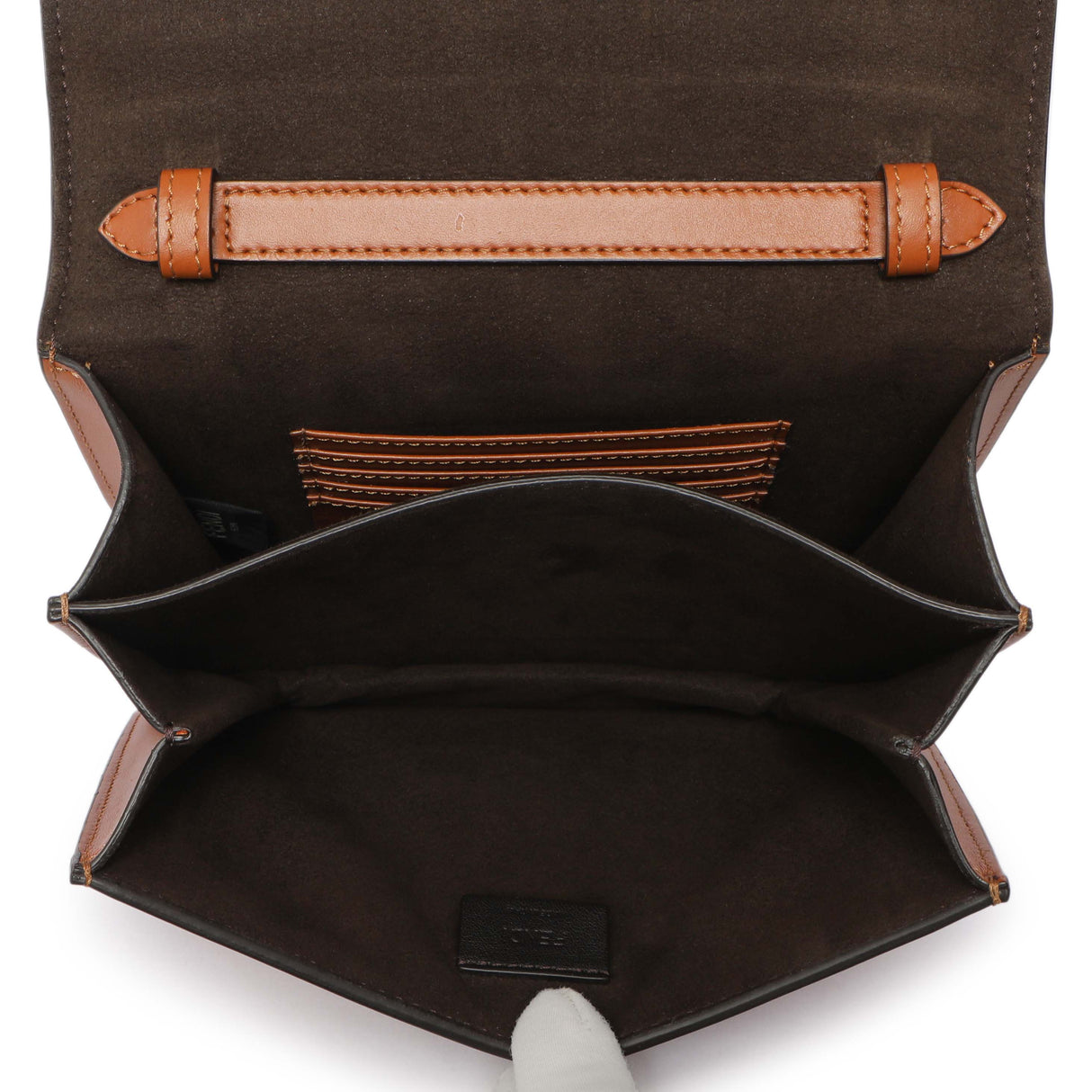 Fendi Vitello King Crystal Fab Crossbody Bag Handbags Fendi