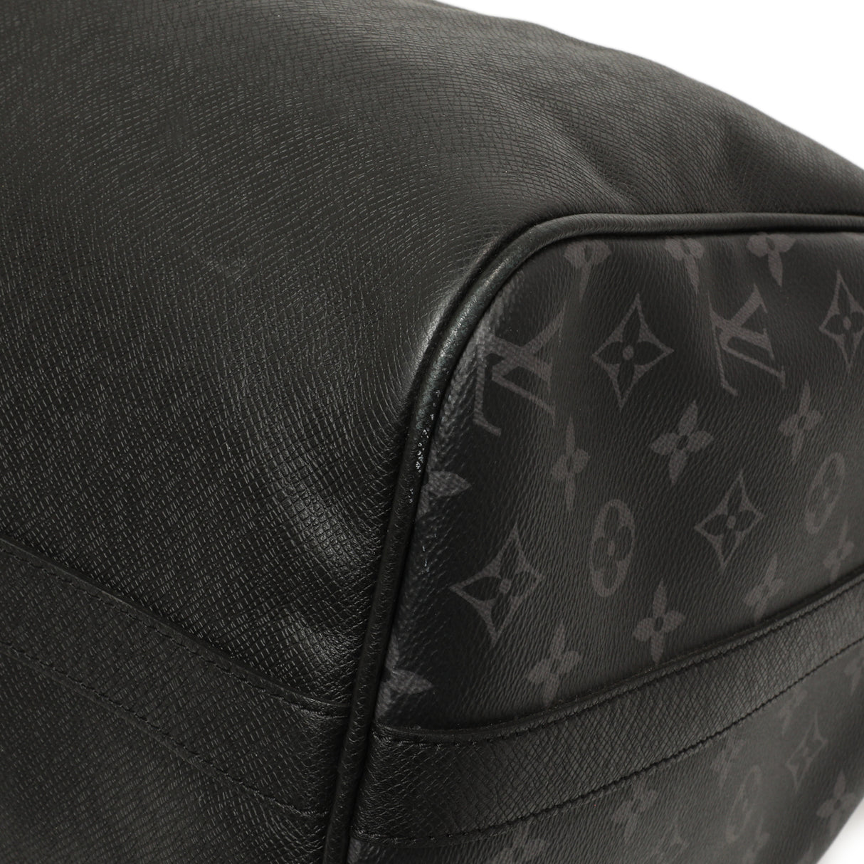 Louis Vuitton Black Taigarama Keepall Bandouliere 50 Handbags Louis Vuitton