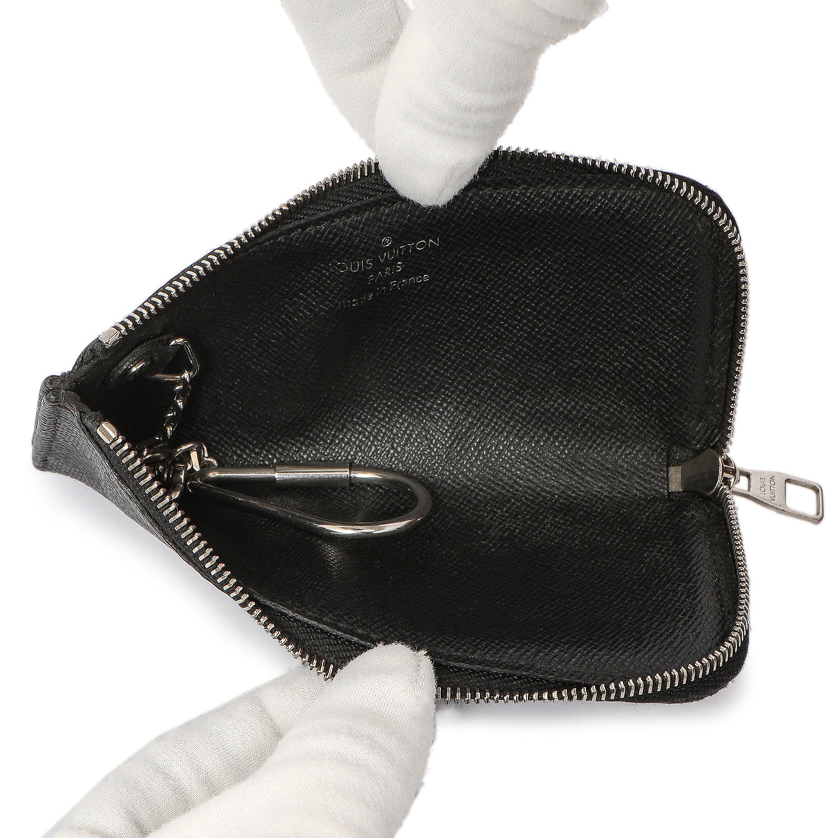 Louis Vuitton Damier Graphite 4 Key Holder Accessories Louis Vuitton