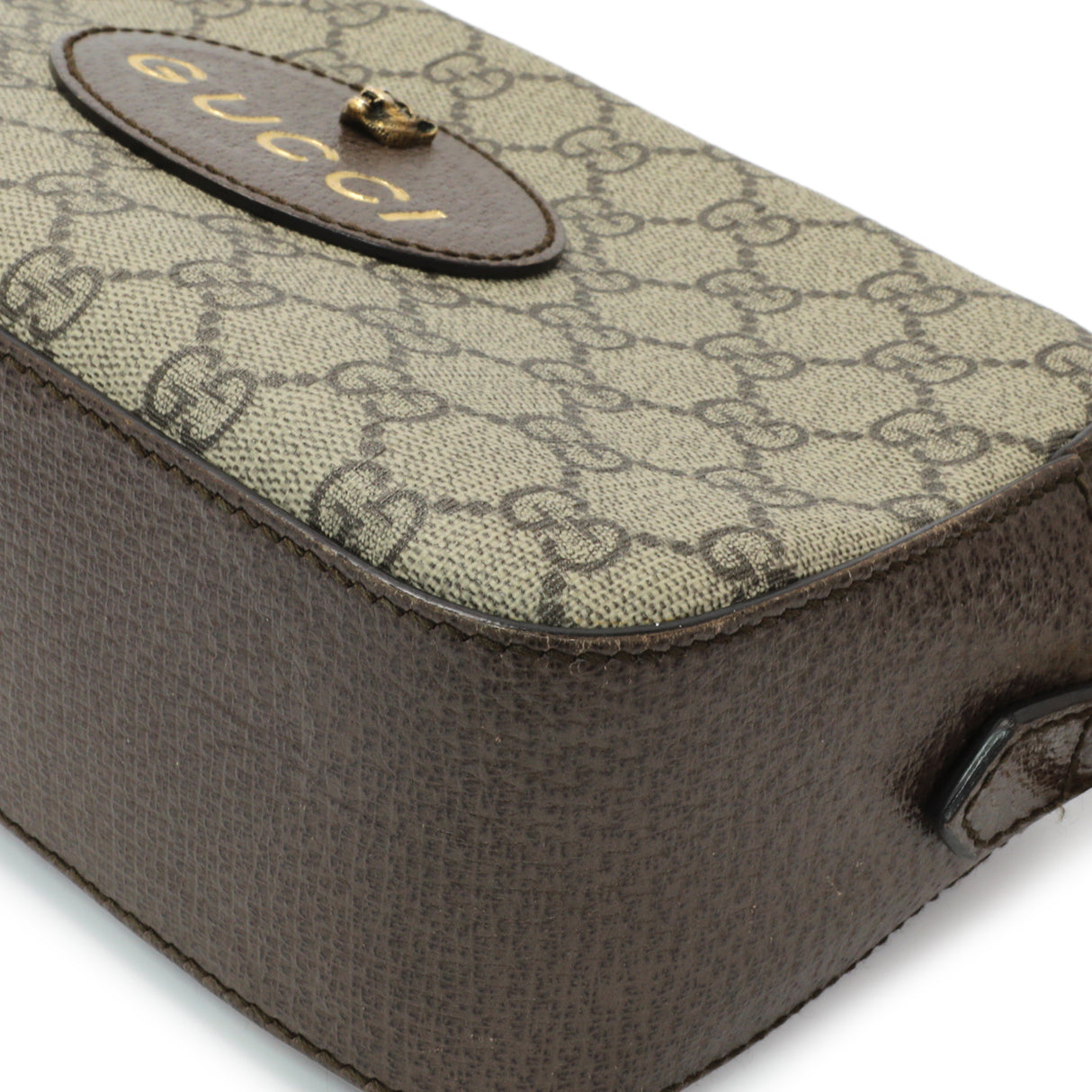 Gucci GG Supreme Monogram Web Neo Vintage Shoulder Bag Handbags Gucci