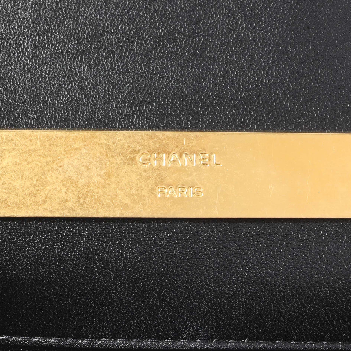 Chanel Black Lambskin Enamel Quilted Top Handle Flap Handbags Chanel