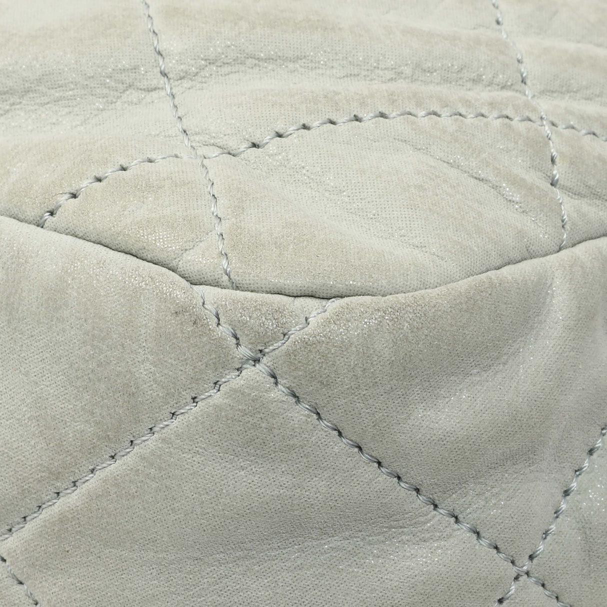 Chanel Grey Quilted Iridescent Calfskin Leather Chic Quilt Flap Bag Handbags Chanel