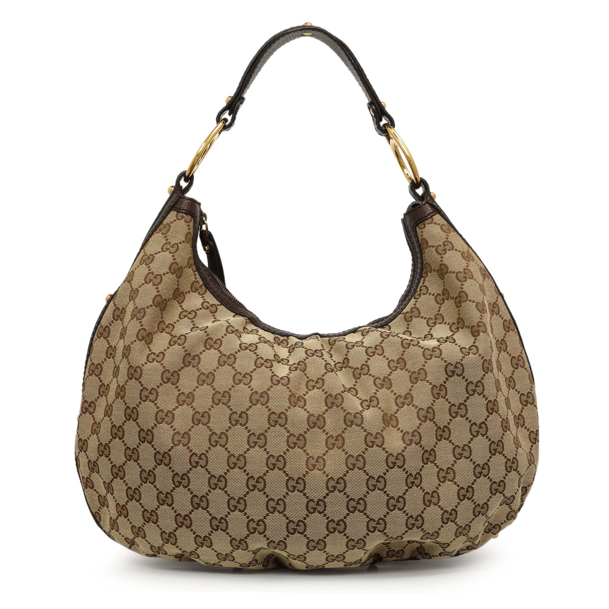 Gucci Monogram Medium Interlocking GG Hobo Handbags Gucci
