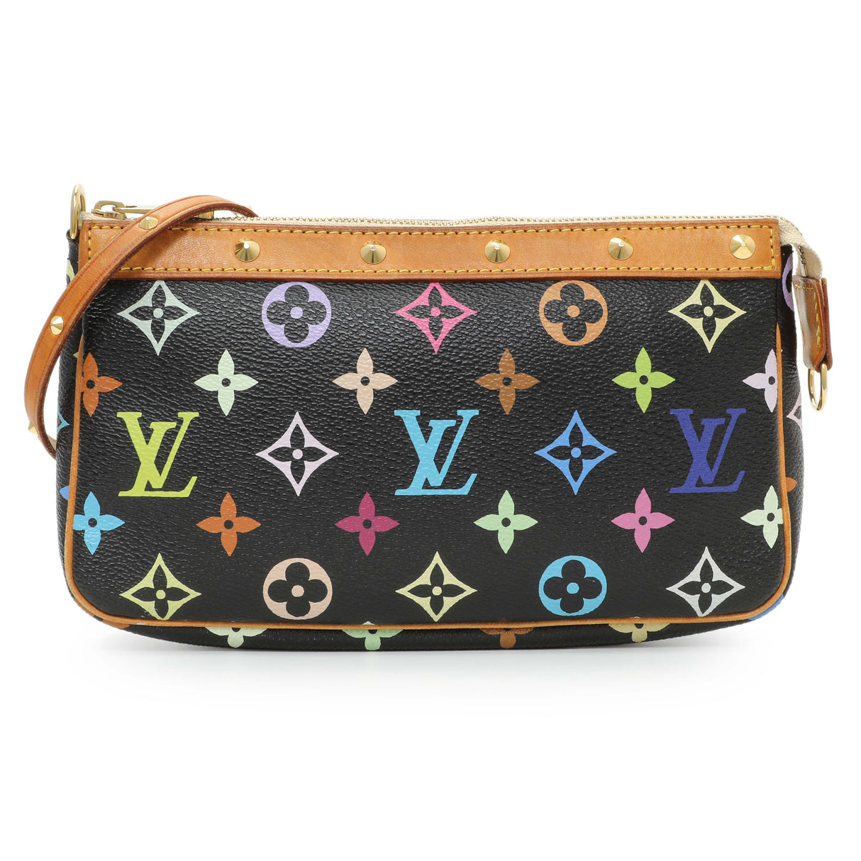 Louis Vuitton Monogram Multicolor Pochette Accessories Handbags Louis Vuitton