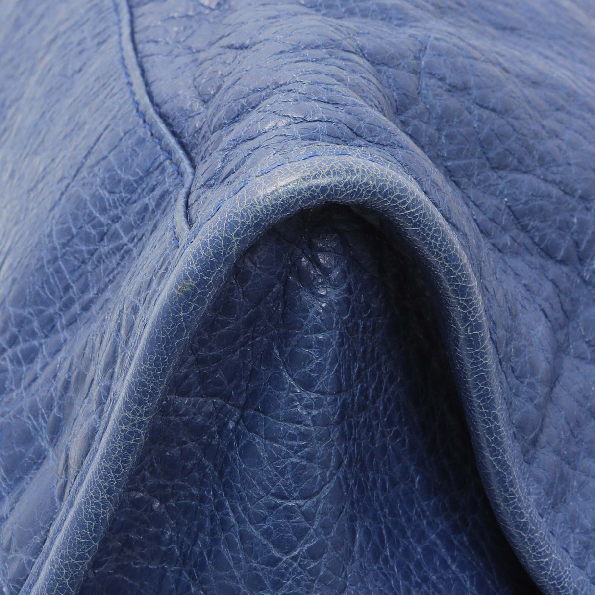 Balenciaga Blue Agneau Classic Hardware City Handbags Balenciaga