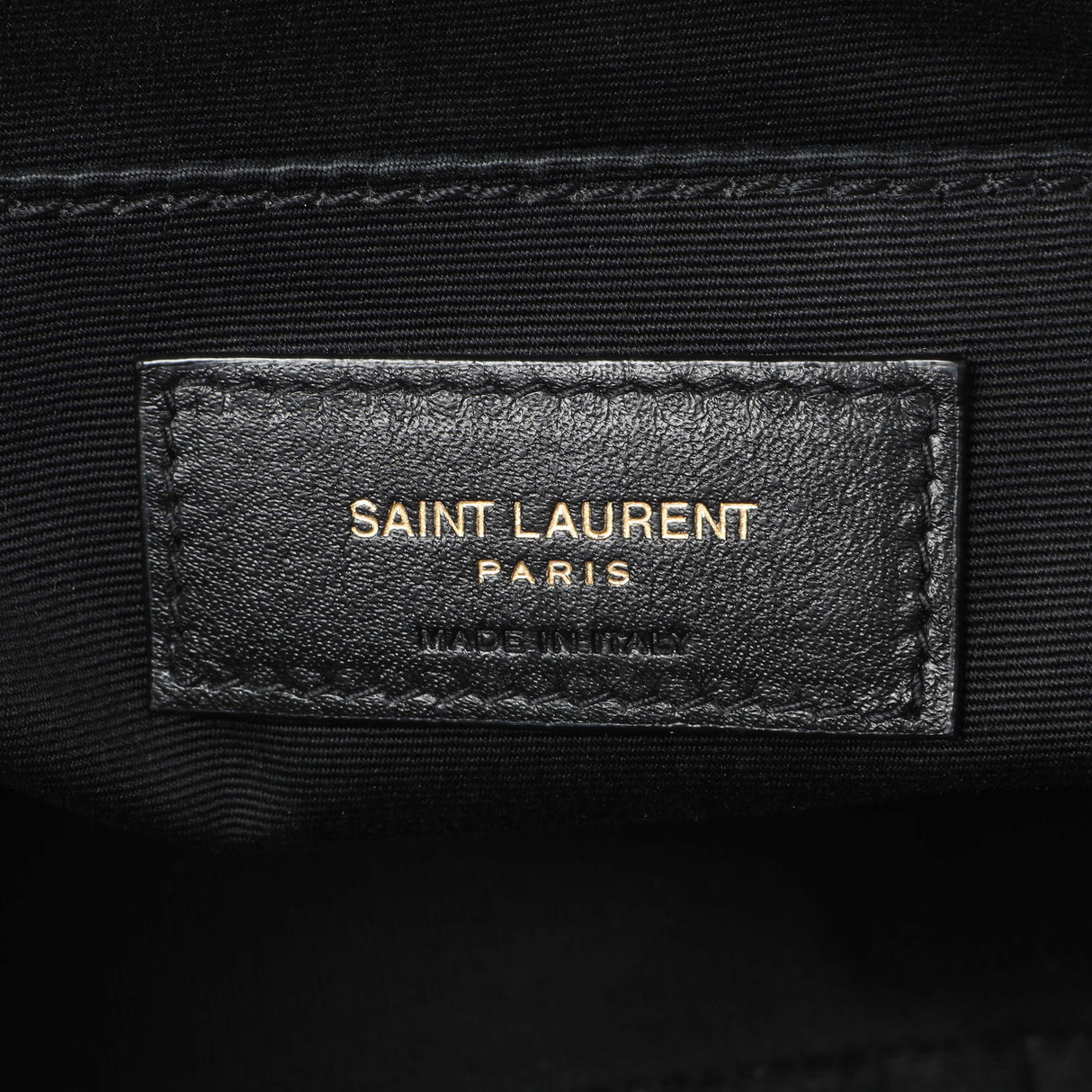 Saint Laurent Black Calfskin Matelasse Monogram Lou Camera Bag Handbags Saint Laurent