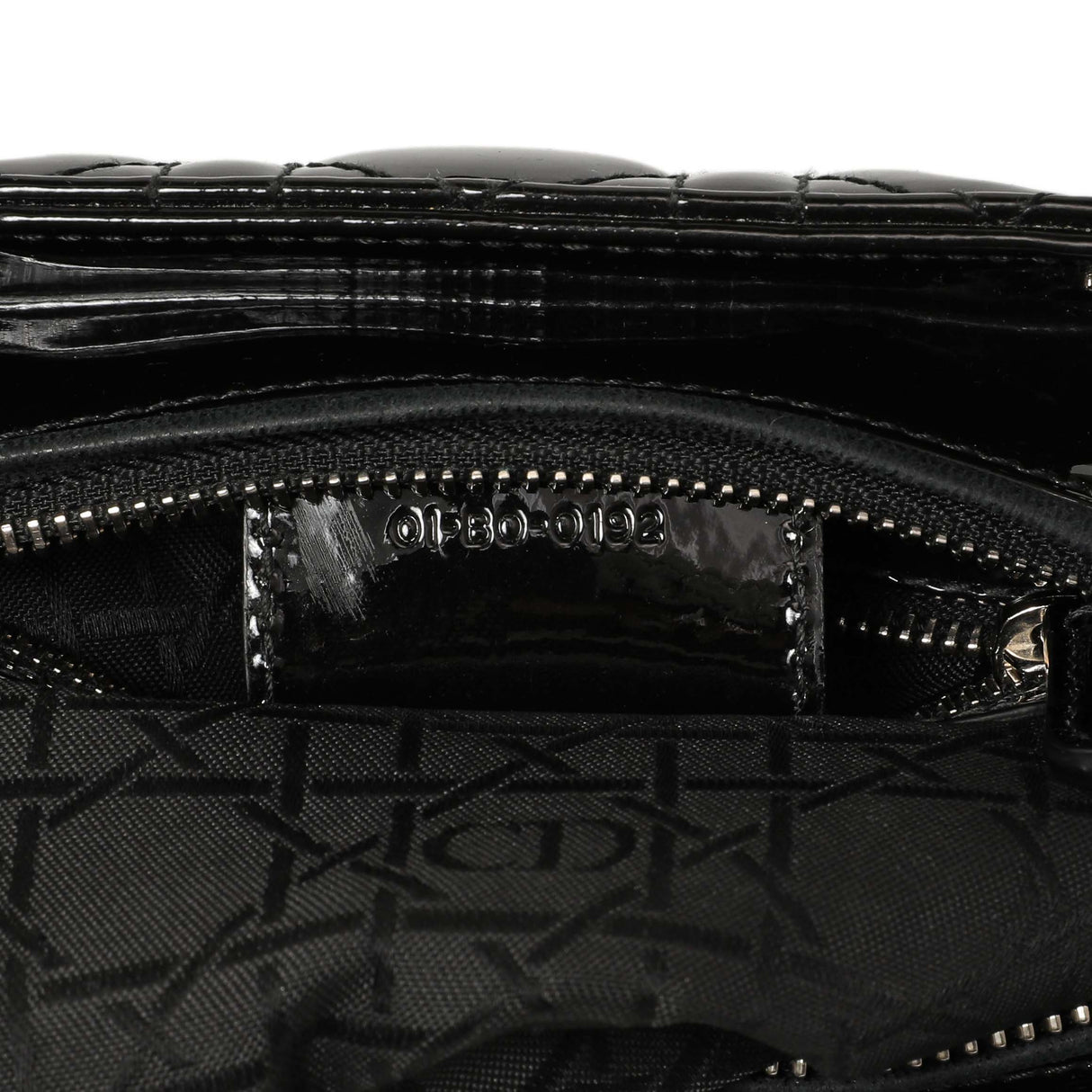 Christian Dior Black Patent Cannage Medium Lady Dior Handbags Christian Dior