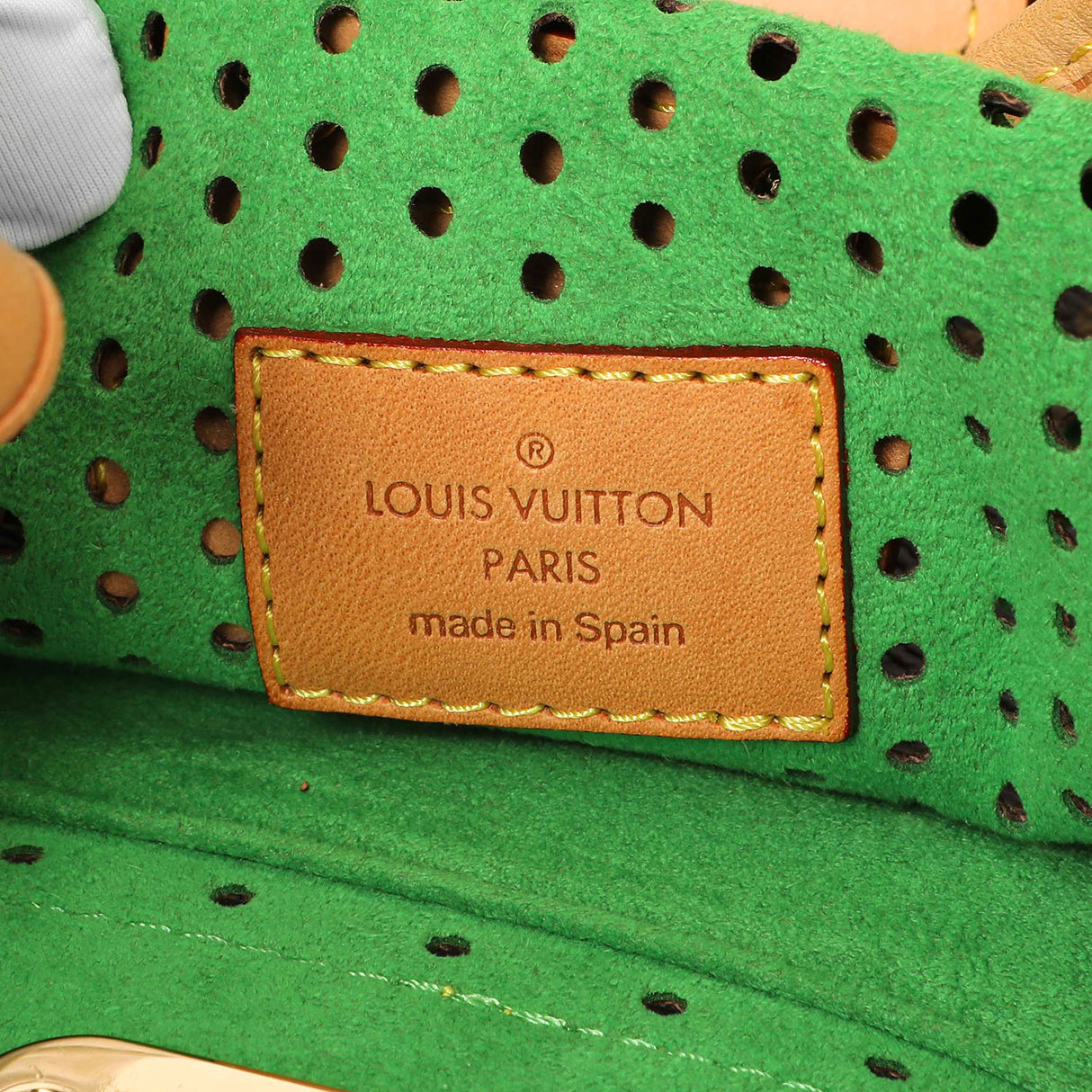 Louis Vuitton Vert Monogram Perforated Musette Handbags Louis Vuitton