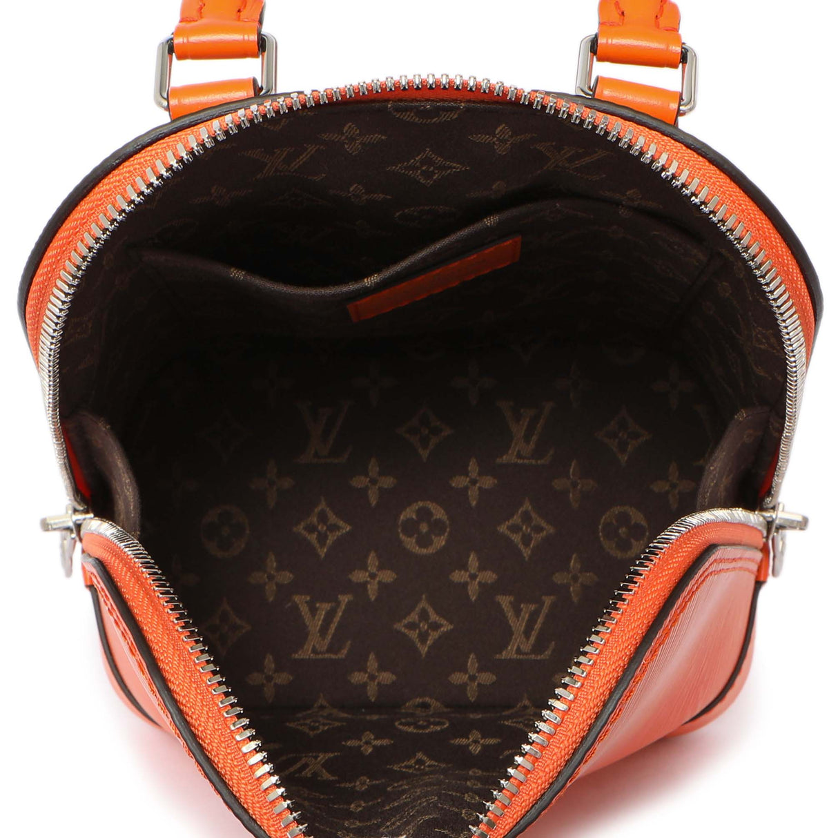 Louis Vuitton Orange Epi Alma Backpack Handbags Louis Vuitton