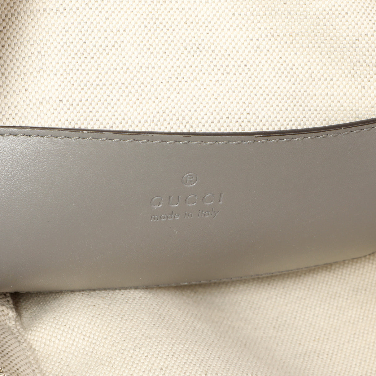 Gucci Grey Calfskin GG Tennis Embossed Sling Backpack Handbags Gucci