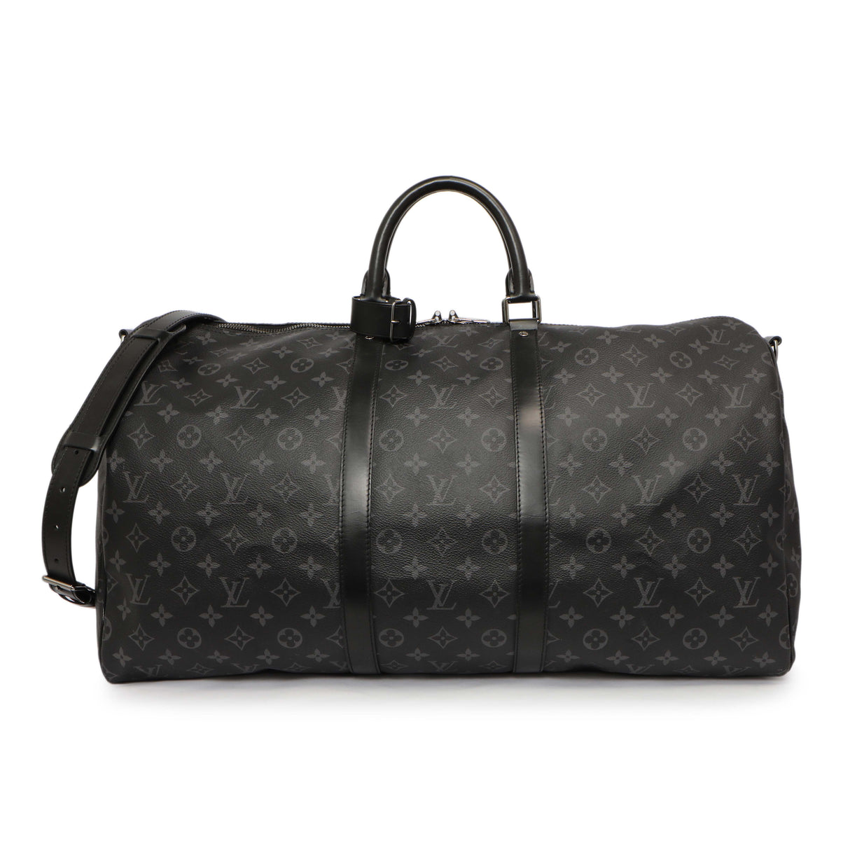Louis Vuitton Monogram Eclipse Keepall 55 Bandouliere Handbags Louis Vuitton