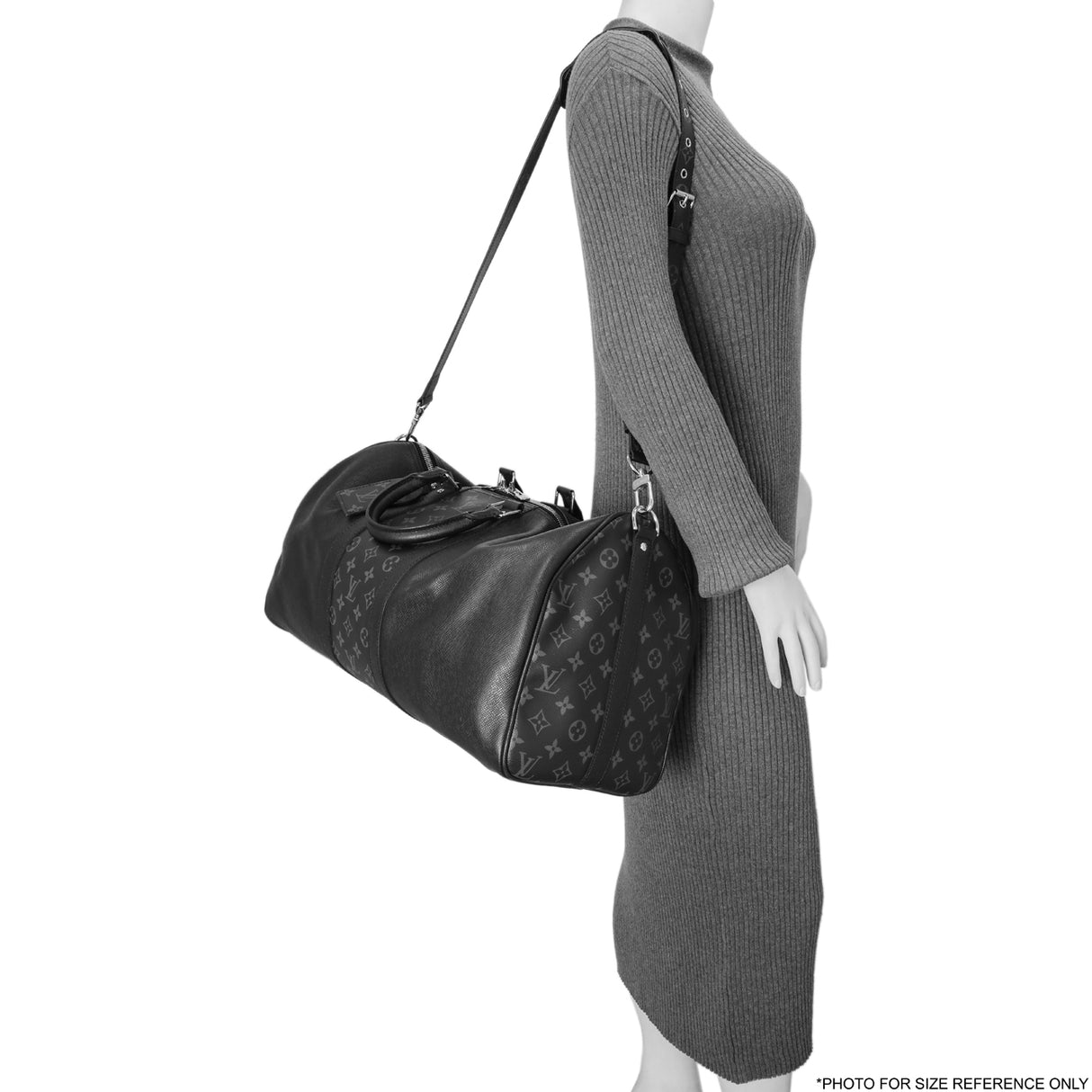 Louis Vuitton Black Taigarama Keepall Bandouliere 50 Handbags Louis Vuitton