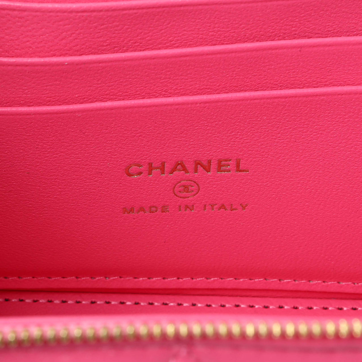 Chanel Pink Quilted Lambskin Small Coco Hearts Vanity