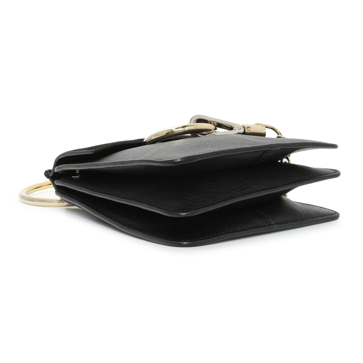 Chloe Black Suede Calfskin Mini Faye Bracelet Bag Handbags Chloe
