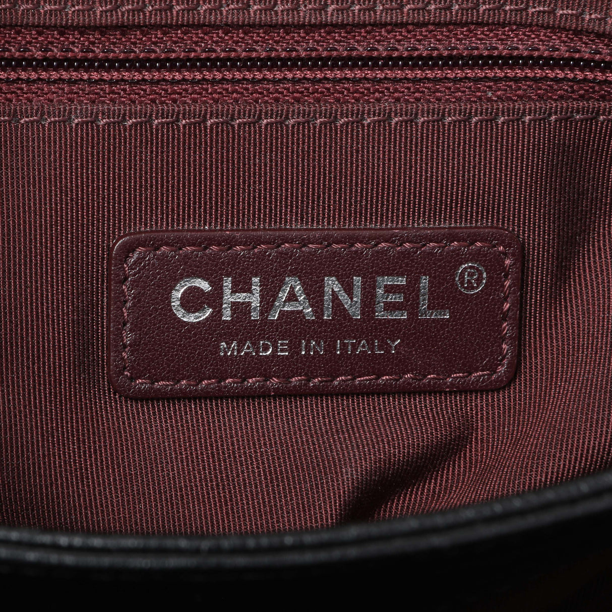 Chanel Black Quilted Goatskin Small CC University Shopping Tote Handbags Chanel