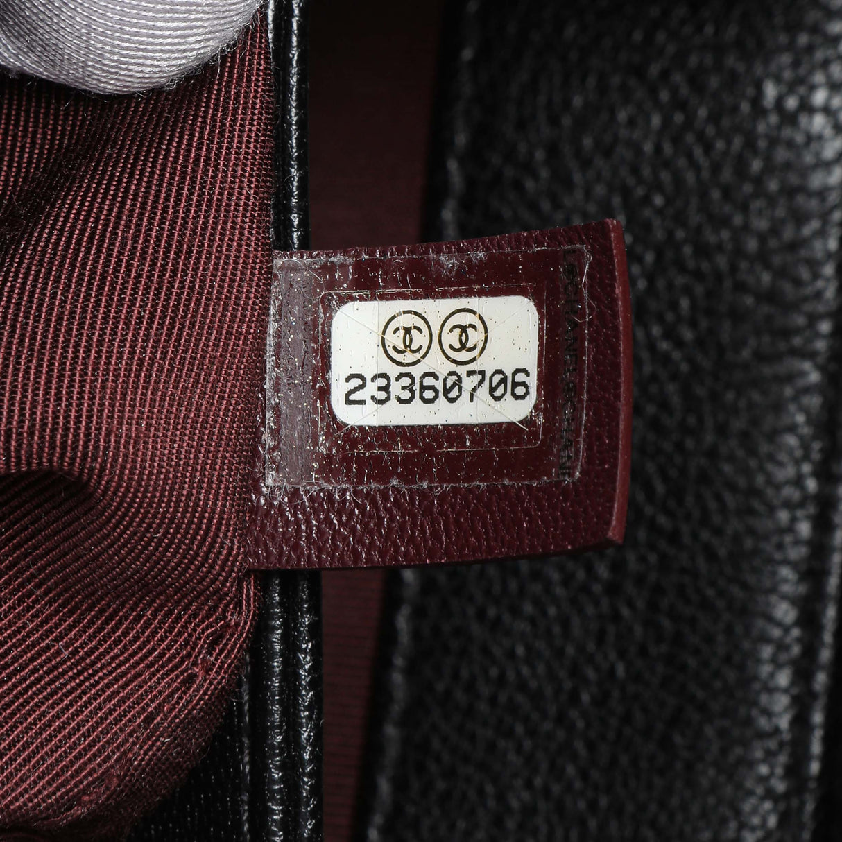 Chanel Black Quilted Goatskin Small CC University Shopping Tote Handbags Chanel