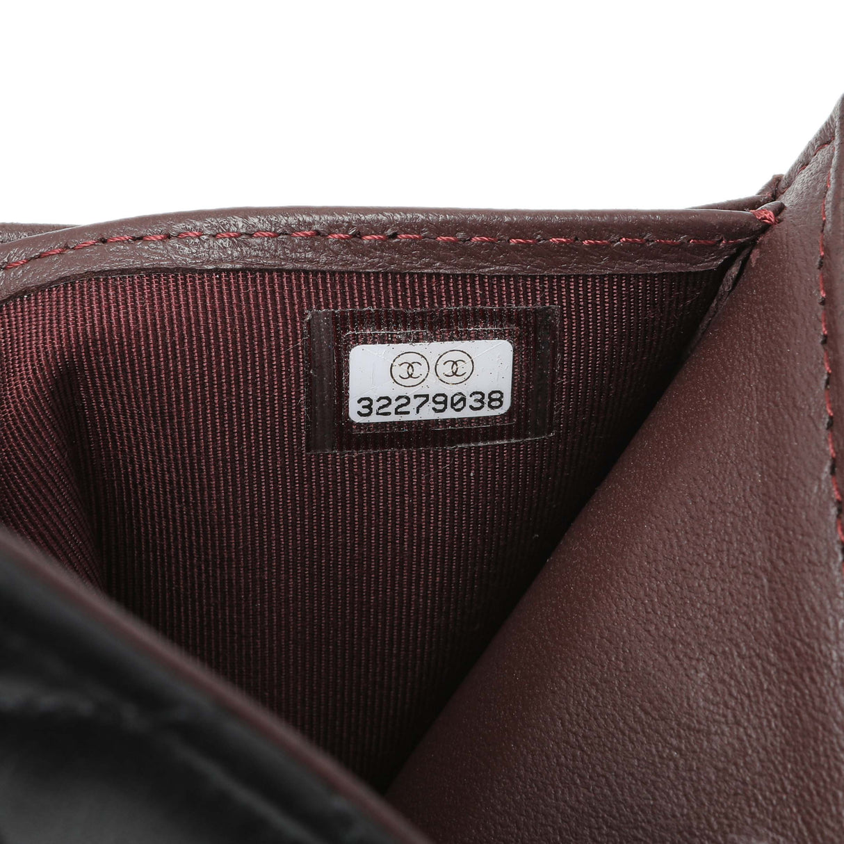 Chanel Black Quilted Lambskin Small Flap Wallet