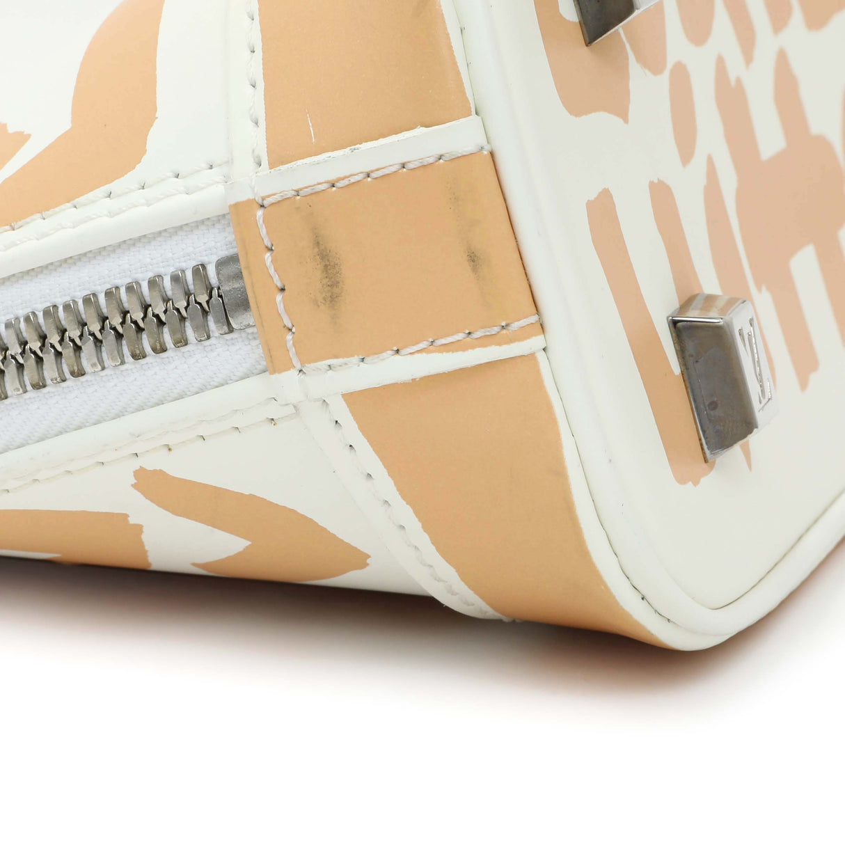 Louis Vuitton Peach Graffiti Alma PM Handbags Louis Vuitton