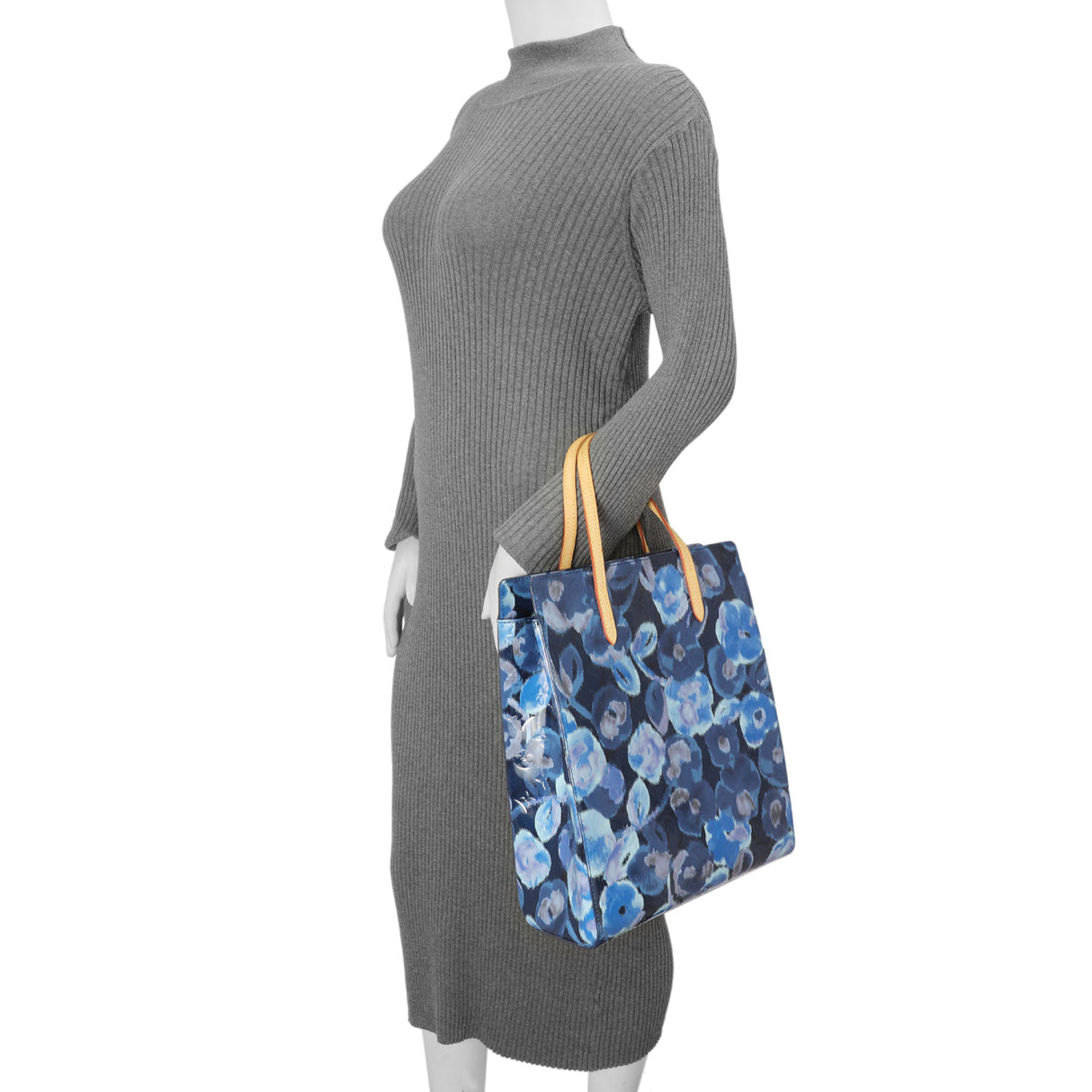 Louis Vuitton Grand Bleu Vernis Ikat Catalina Tote Handbags Louis Vuitton