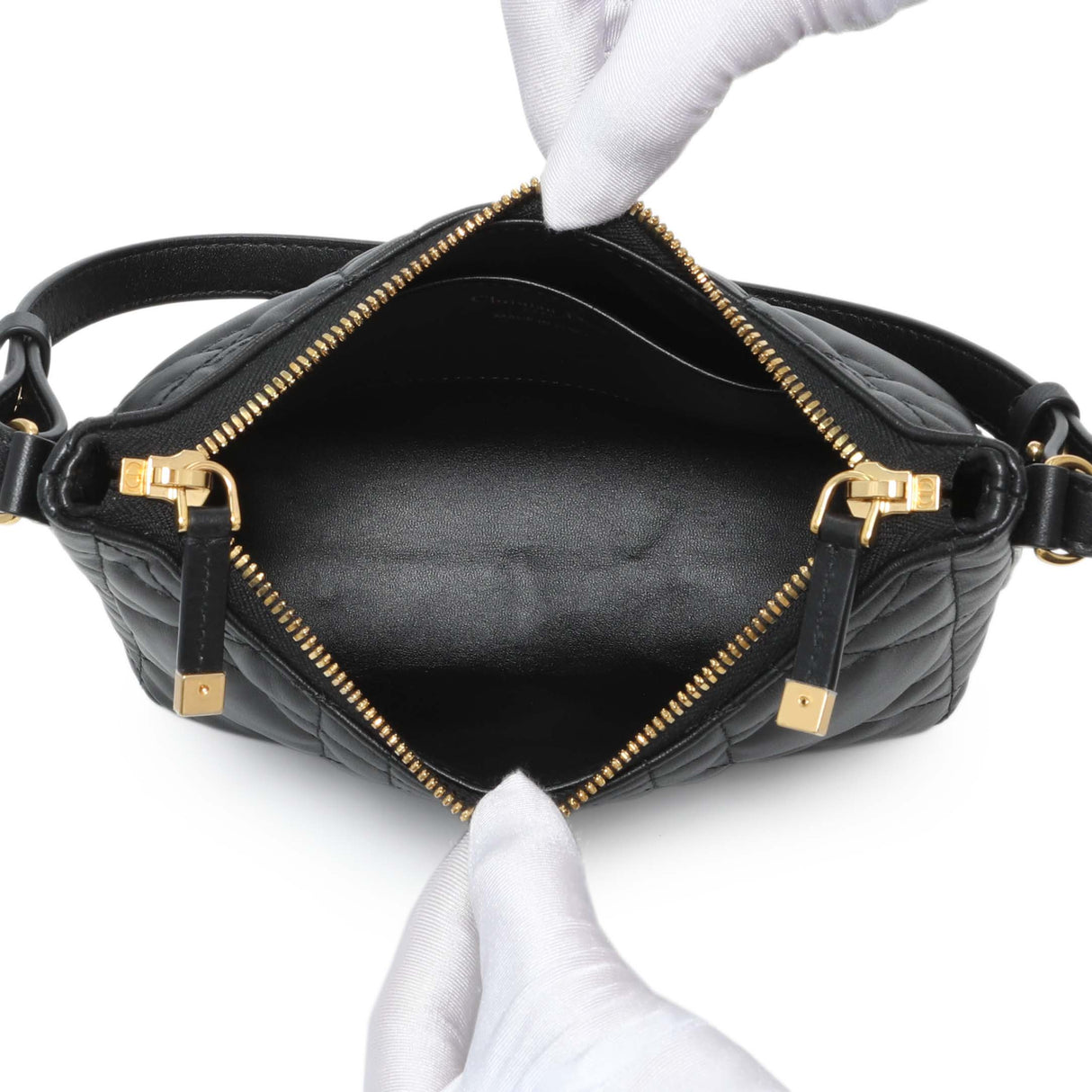 Christian Dior Black Miss Caro Diorling Mini Bag with Chain Handbags Christian Dior