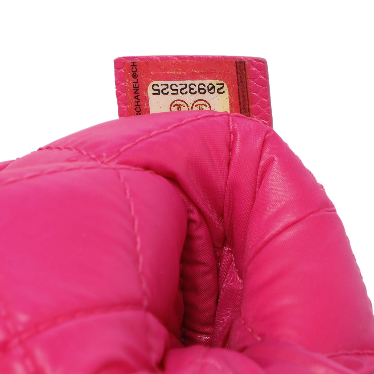 Chanel Pink Quilted Caviar Large Cosmetic Case Handbags Chanel