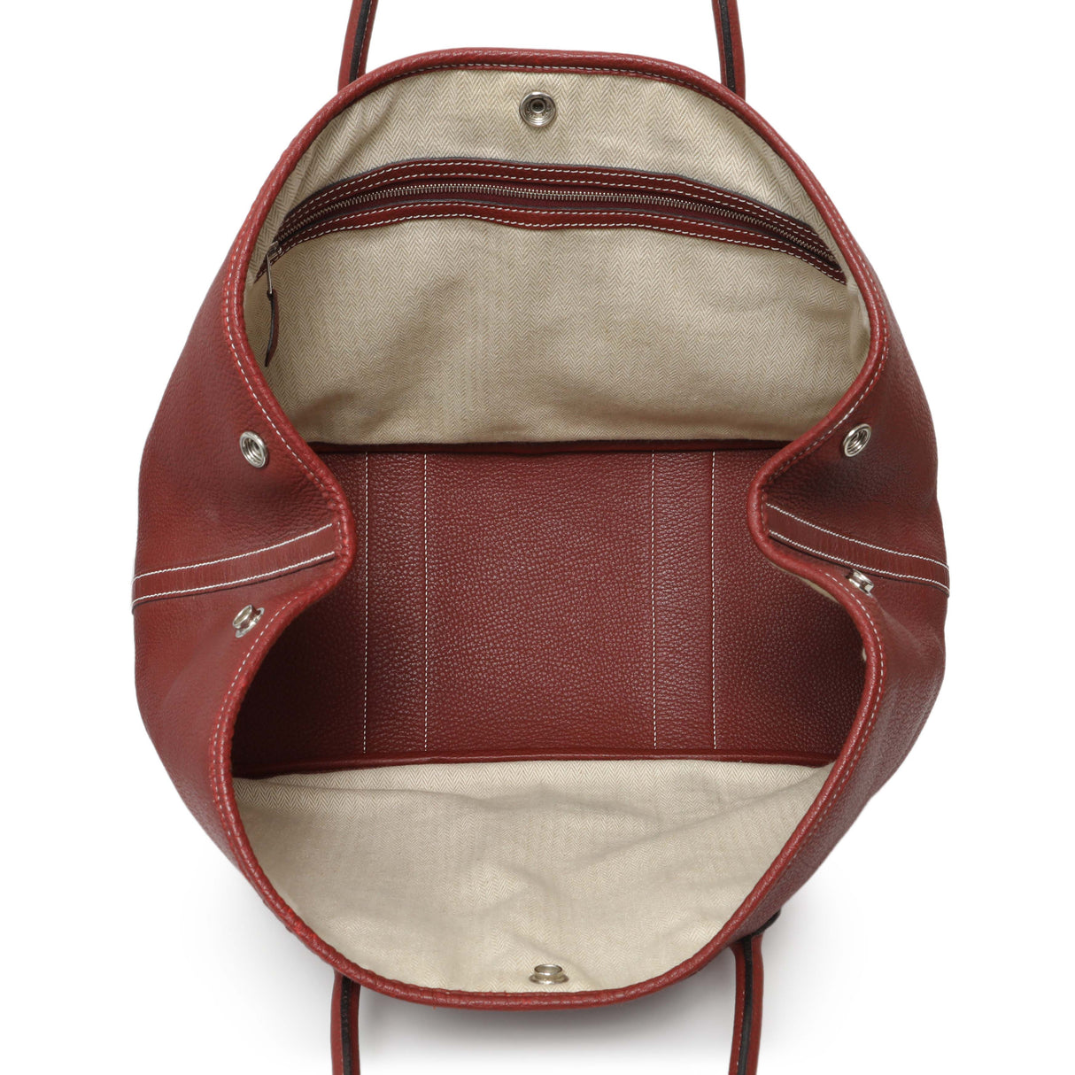 Hermes Bordeaux Negonda Garden Party 36 MM Handbags Hermes