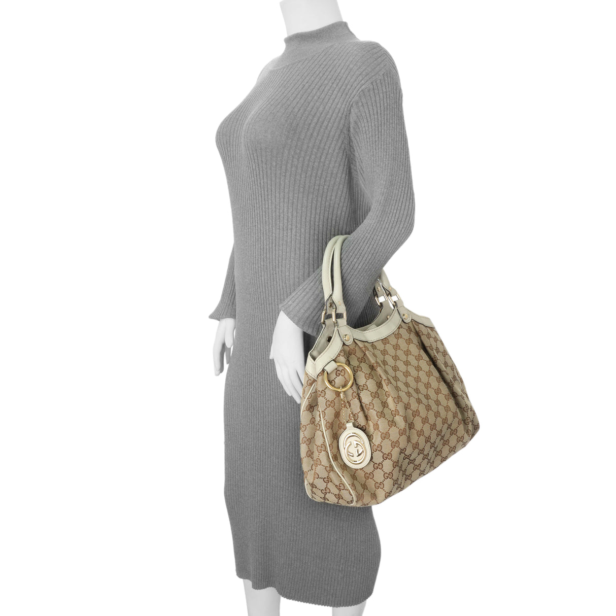 Gucci Monogram Medium Sukey Tote Handbags Gucci