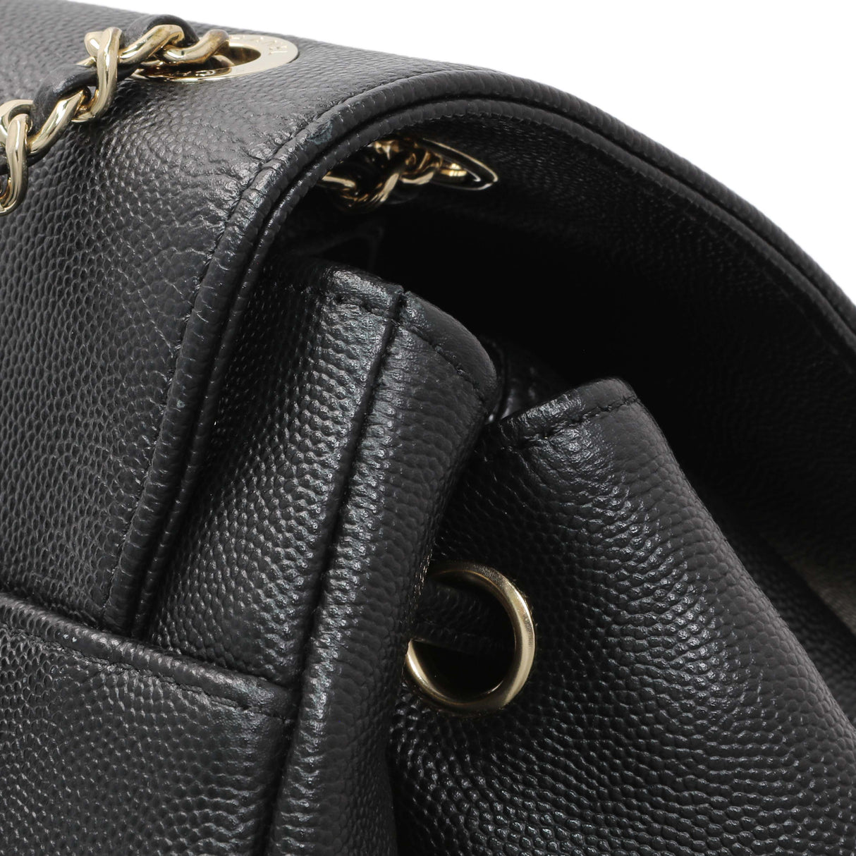 Chanel Black Caviar Affinity Backpack Handbags Chanel