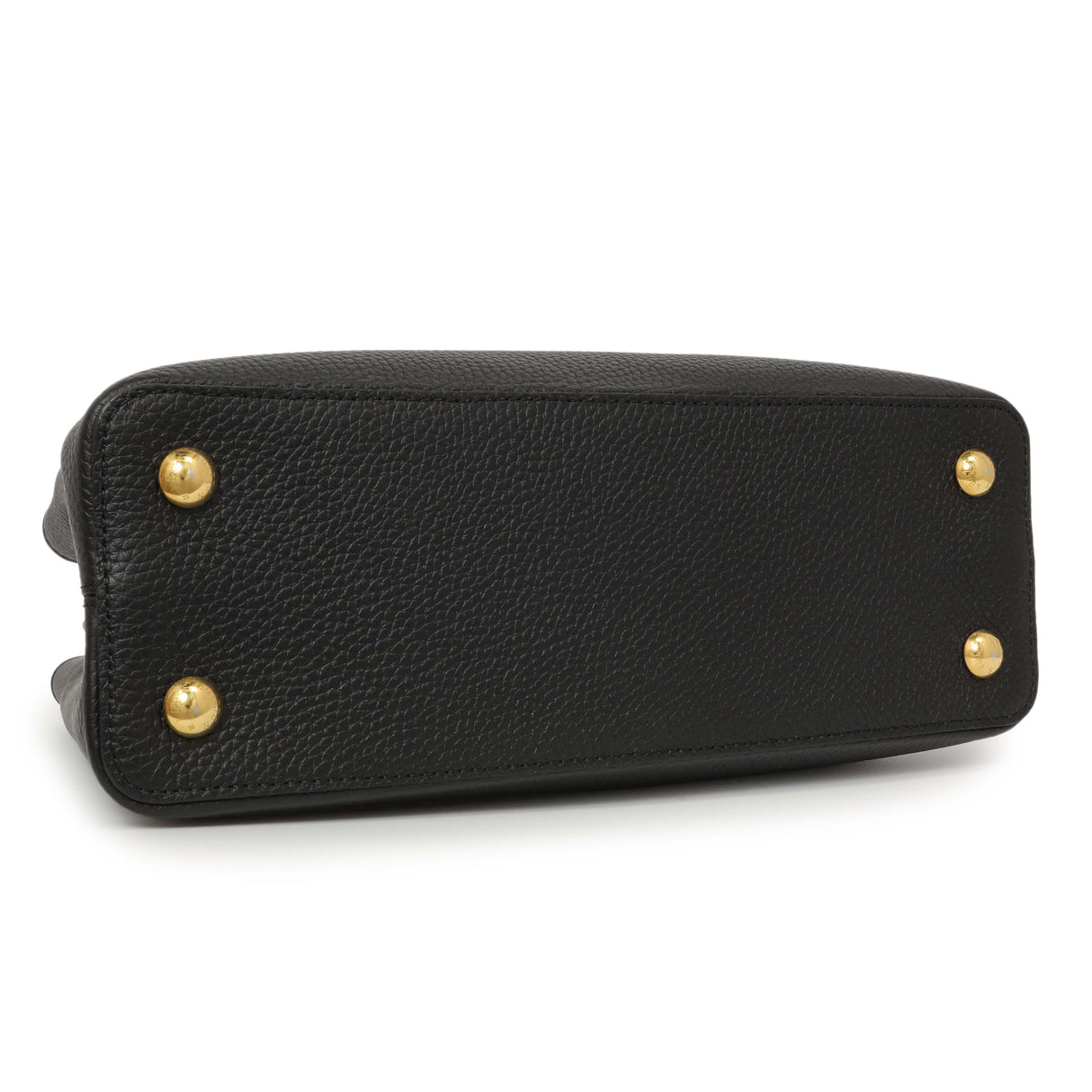 Louis Vuitton Black Taurillon Flower Chain Capucines MM Handbags Louis Vuitton