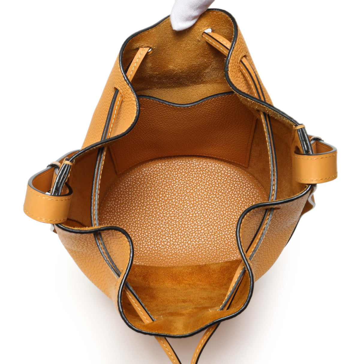 Loewe Yellow Calfskin Medium Balloon Bucket Bag Handbags Loewe