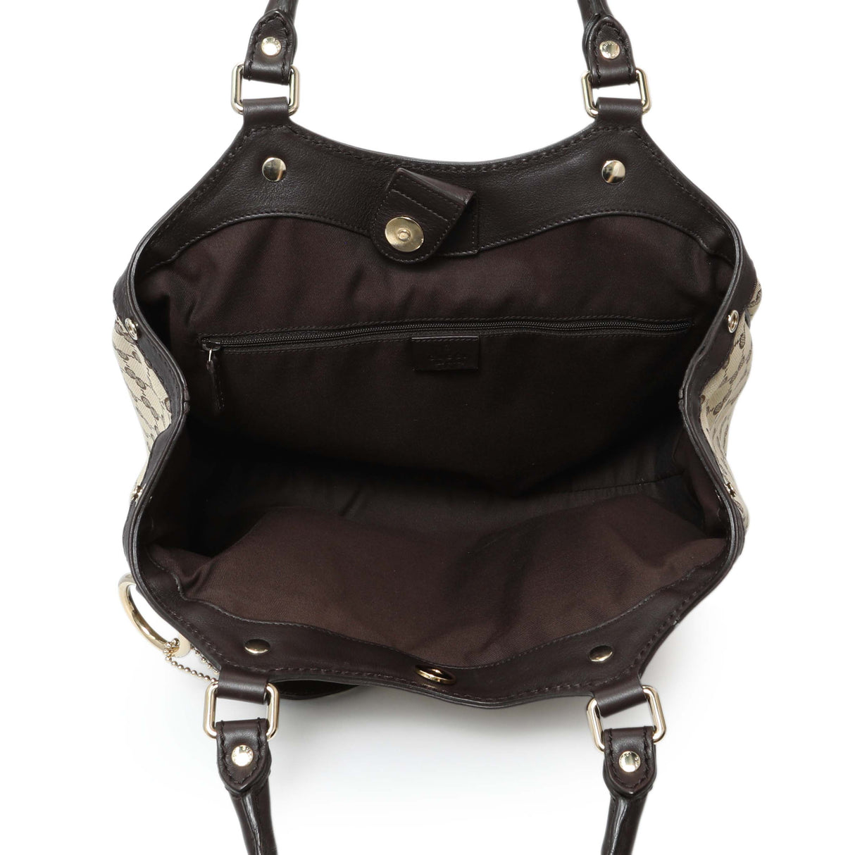 Gucci Brown Monogram Medium Sukey