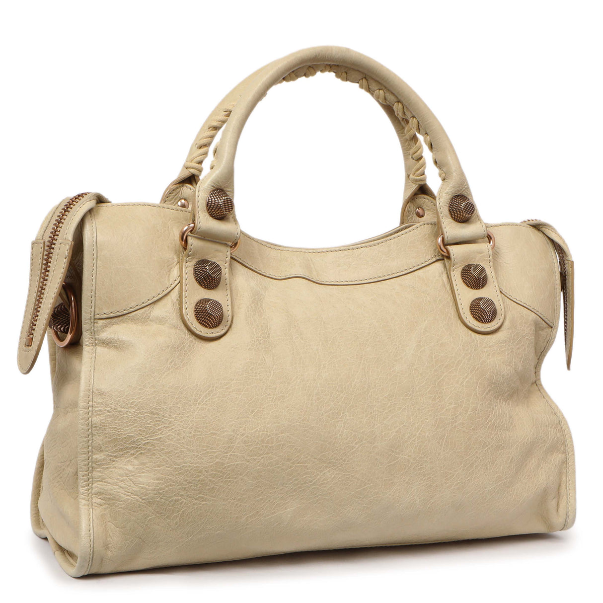 Balenciaga Beige Lambskin Giant 21 City Handbags Balenciaga