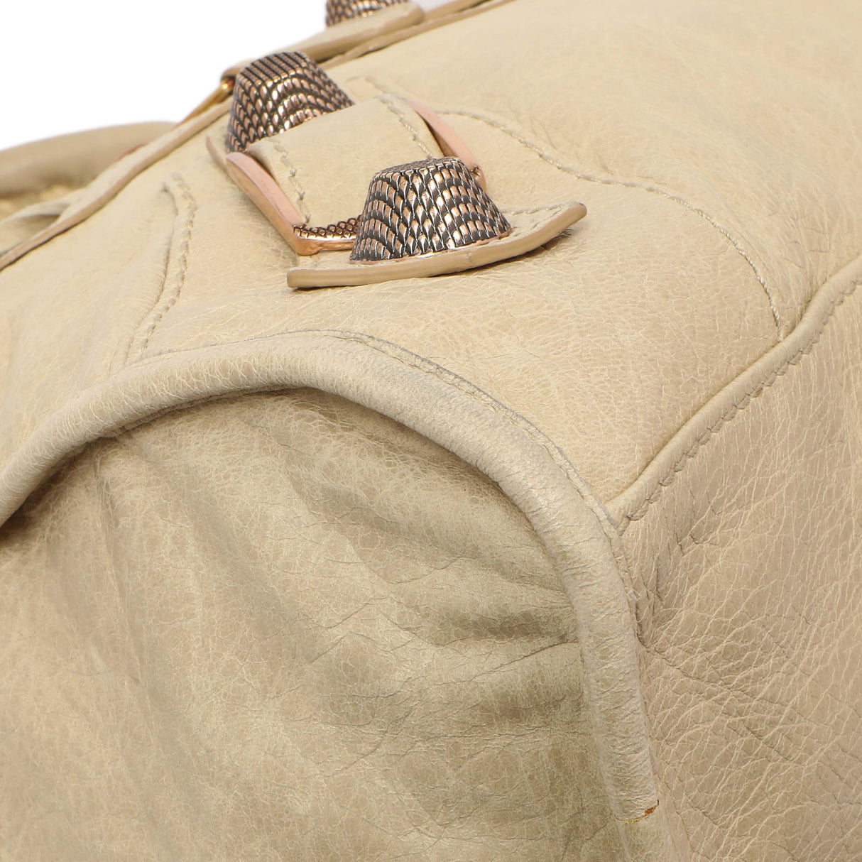 Balenciaga Beige Lambskin Giant 21 City Handbags Balenciaga