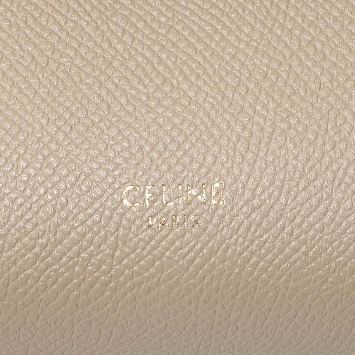 Celine Beige Grained Calfskin Nano Belt Bag
