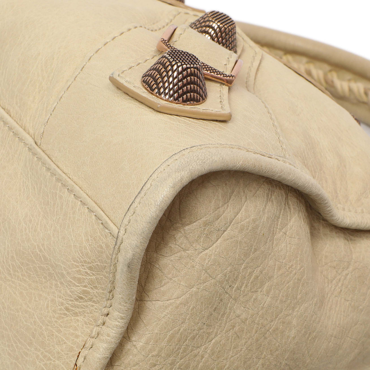 Balenciaga Beige Lambskin Giant 21 City Handbags Balenciaga