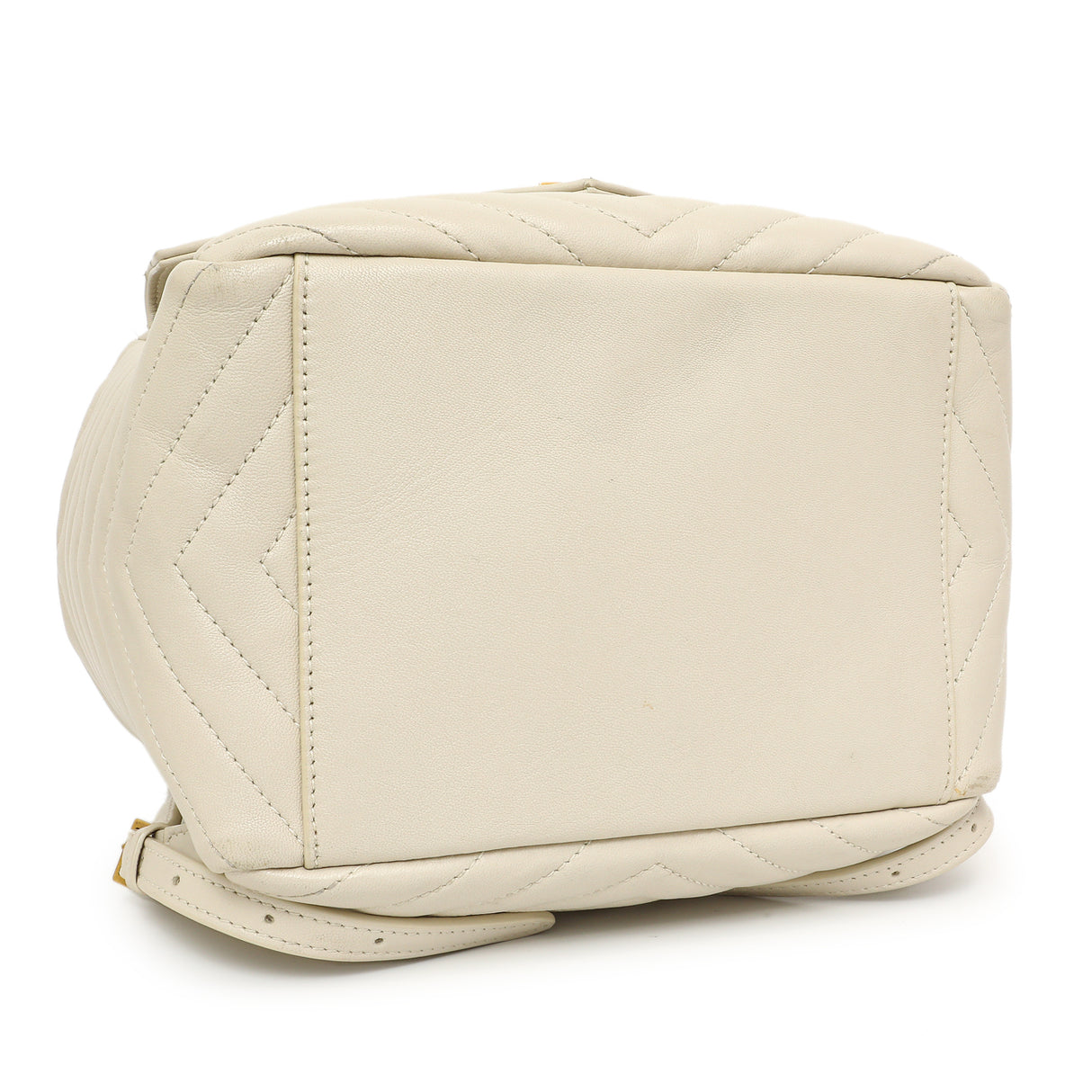 Saint Laurent Cream Lambskin Matelasse Monogram Joe Backpack Handbags Saint Laurent