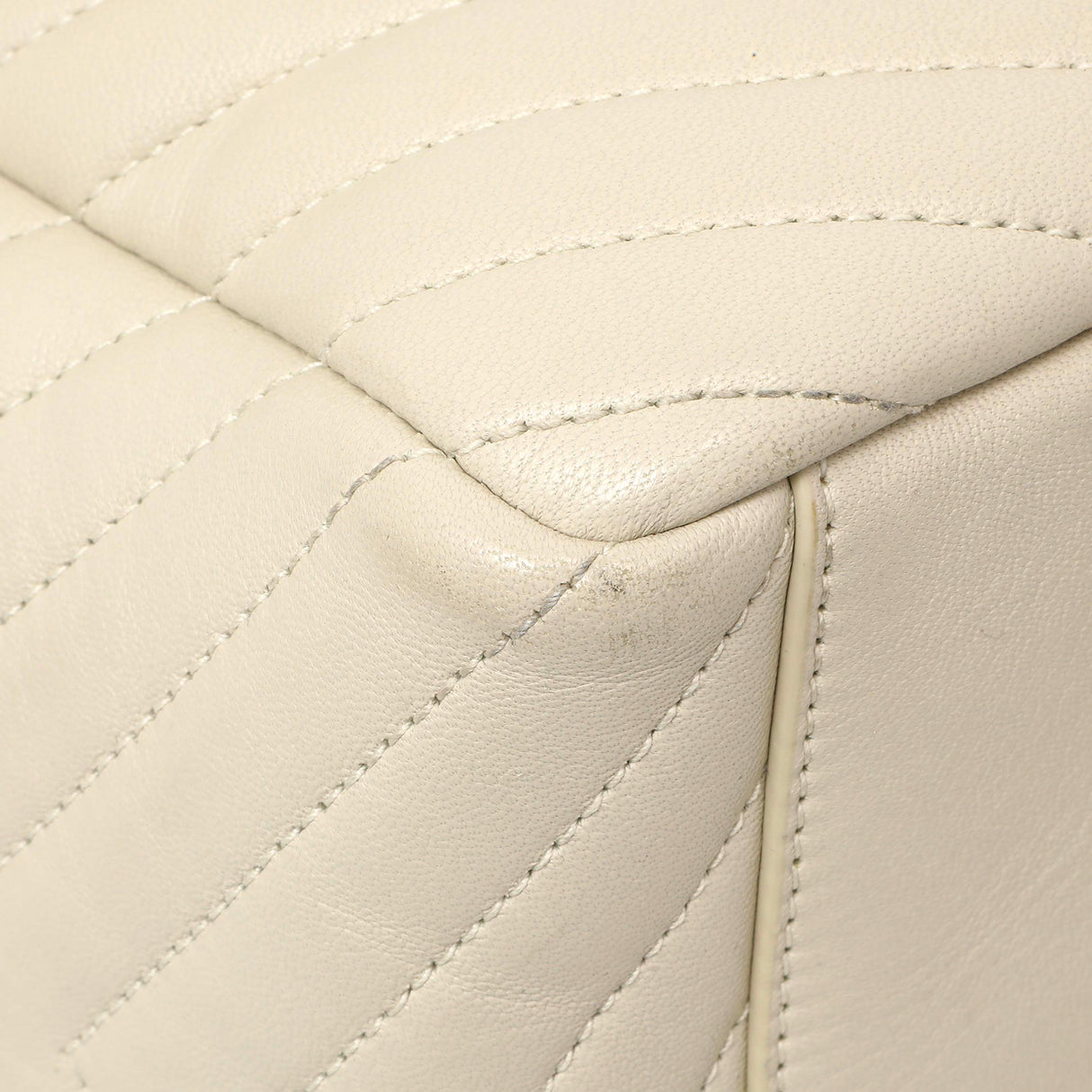 Saint Laurent Cream Lambskin Matelasse Monogram Joe Backpack Handbags Saint Laurent