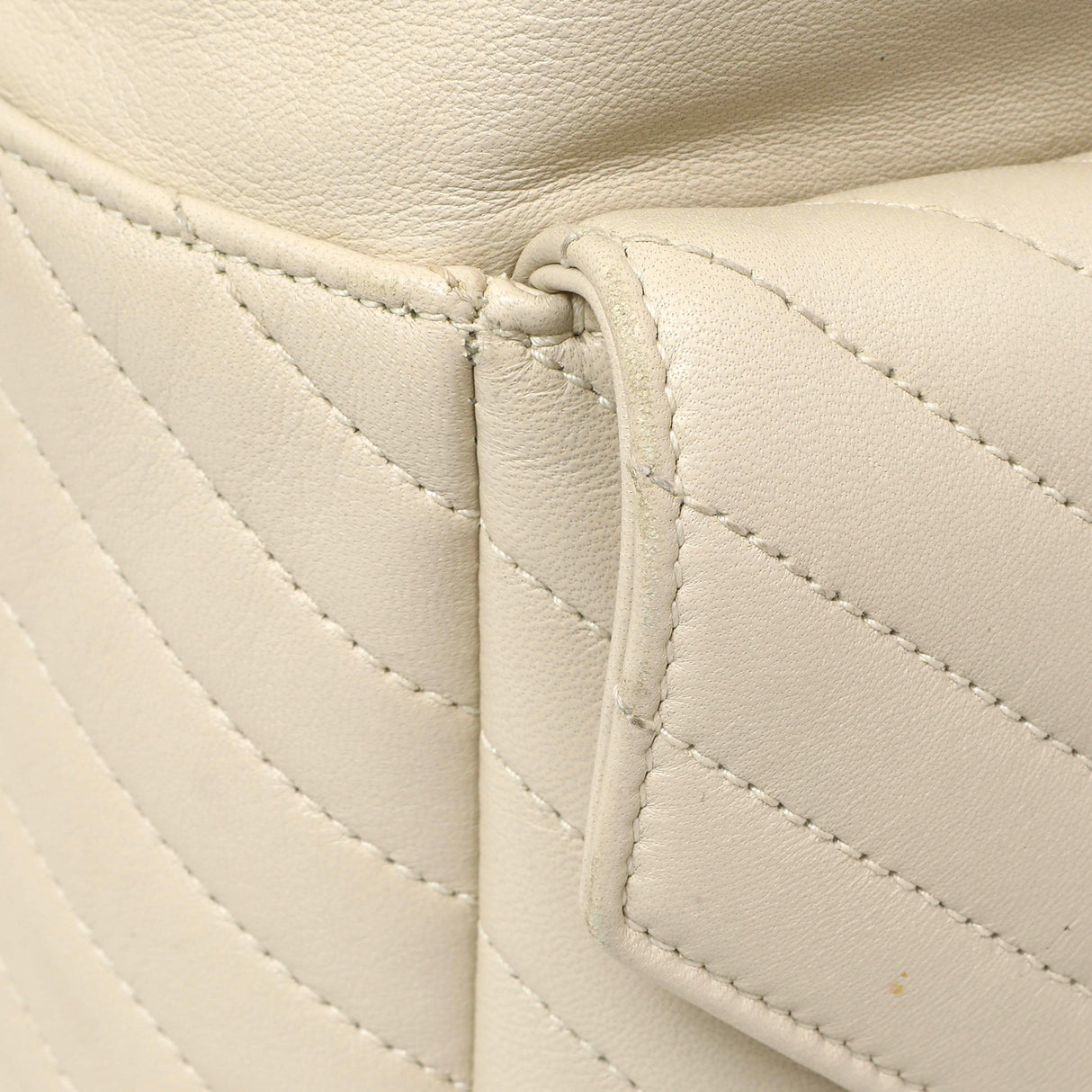 Saint Laurent Cream Lambskin Matelasse Monogram Joe Backpack Handbags Saint Laurent